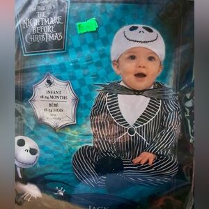 Disney Nightmare Before Christmas Infant Costume - Black and White